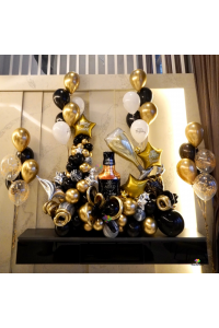 Balloon Marquee With Balloon Bouquets
