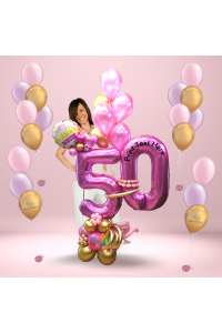 Standard Marquee With Balloon Bouquets