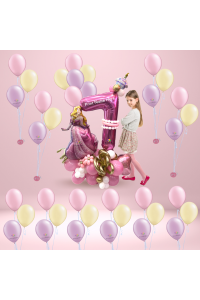 Standard Marquee with balloon bouquets