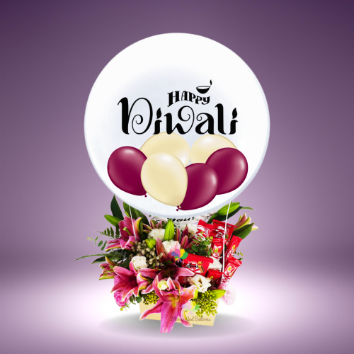 Sweet Diwali Hot Air Balloon