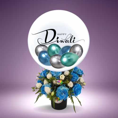 Festive Hot Air Balloon