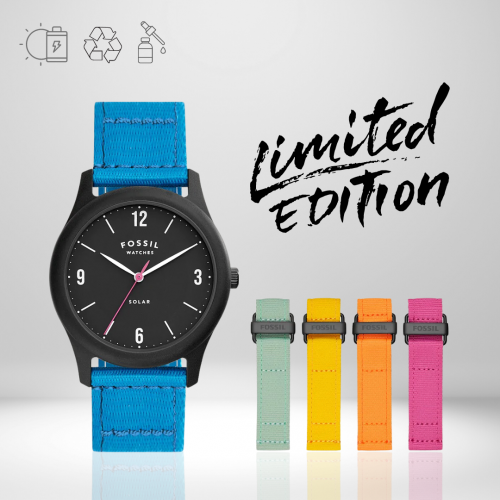 Limited Edition Fossil Solar Watch Box Set (Men)
